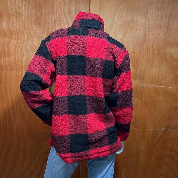 Boxercraft Unisex Sherpa Quarter-Zip Pullover 100% Super Soft Size S - Picture 2 of 13